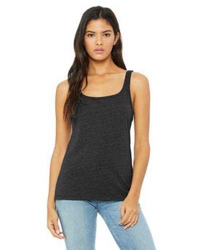 Bella + Canvas 6488 Ladies&#39; Relaxed Jersey Tank - Dark Gray Heather - HIT a Double