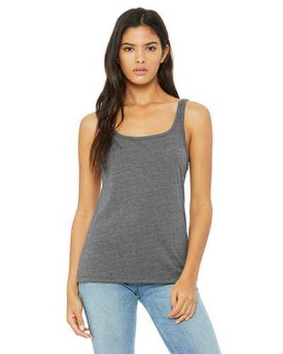 Bella + Canvas 6488 Ladies' Relaxed Jersey Tank - Deep Heather - HIT a Double