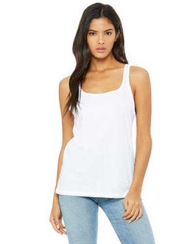 Bella + Canvas 6488 Ladies' Relaxed Jersey Tank - White - HIT a Double