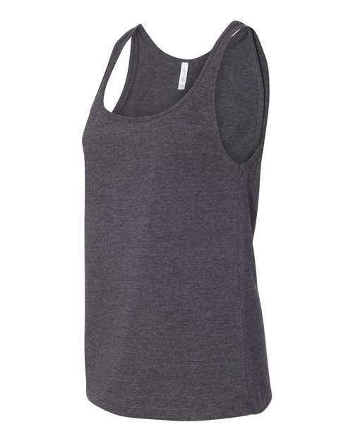 Bella + Canvas 6488 Womens Relaxed Jersey Tank - Dark Grey Heather - HIT a Double