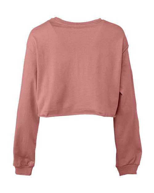 Bella + Canvas 6501 FWD Fashion Women&#39;s Cropped Long Sleeve Tee - Mauve - HIT a Double