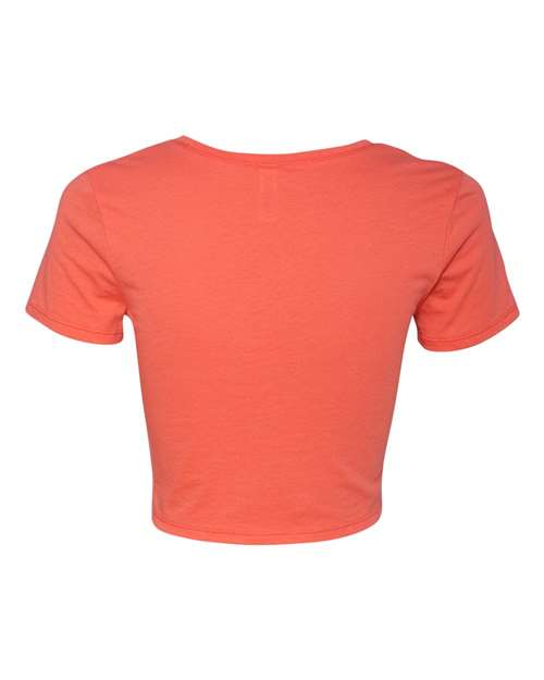 Bella + Canvas 6681 Womens Crop Tee - Coral - HIT a Double