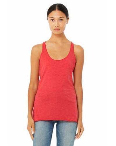 Bella + Canvas 8430 Ladies' Triblend Racerback Tank - Red Triblend - HIT a Double