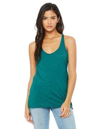 Bella + Canvas 8430 Ladies' Triblend Racerback Tank - Teal Triblend - HIT a Double