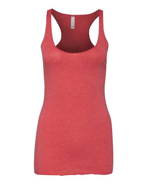 Bella + Canvas 8430 Women's Triblend Racerback Tank - Red Triblend - HIT a Double