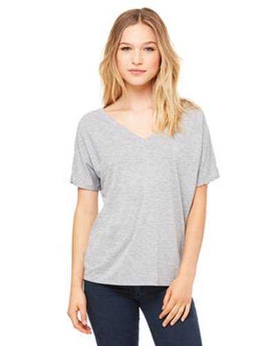 Bella + Canvas 8815 Ladies&#39; Slouchy V-Neck T-Shirt - Athletic Heather - HIT a Double