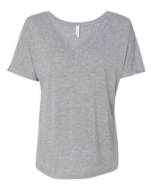 Bella + Canvas 8815 Womens Slouchy V-Neck Tee - Athletic Heather - HIT a Double