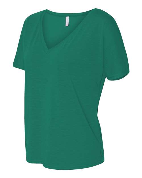 Bella + Canvas 8815 Womens Slouchy V-Neck Tee - Kelly - HIT a Double