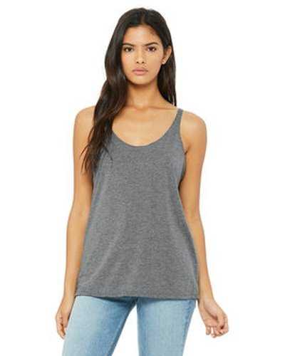 Bella + Canvas 8838 Ladies' Slouchy Tank - Gray Triblend - HIT a Double