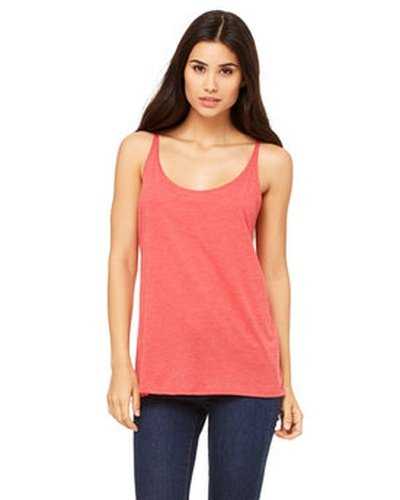 Bella + Canvas 8838 Ladies' Slouchy Tank - Red Triblend - HIT a Double