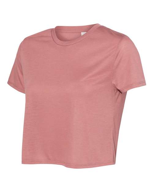 Bella + Canvas 8882 Womens Flowy Cropped Tee - Mauve - HIT a Double