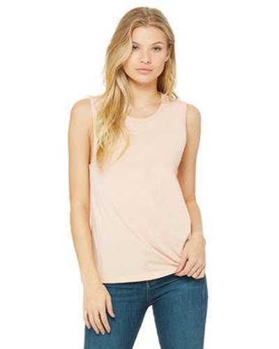 Bella + Canvas B6003 Ladies&#39; Jersey Muscle Tank - Heather Peach - HIT a Double