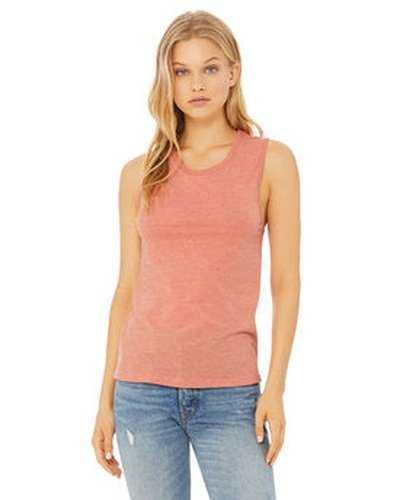 Bella + Canvas B6003 Ladies&#39; Jersey Muscle Tank - Heather Sunset - HIT a Double