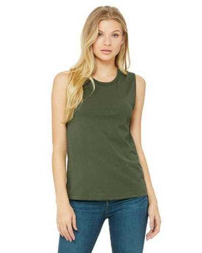 Bella + Canvas B6003 Ladies' Jersey Muscle Tank - Military Green - HIT a Double