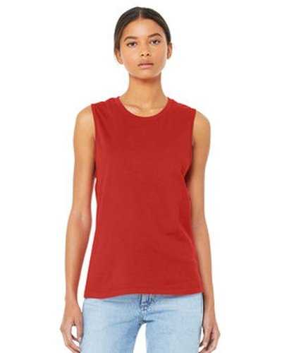 Bella + Canvas B6003 Ladies' Jersey Muscle Tank - Red - HIT a Double