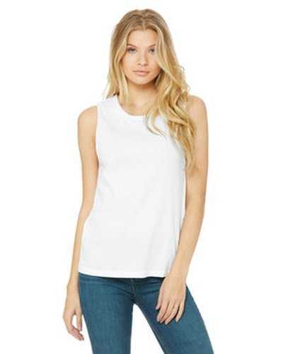 Bella + Canvas B6003 Ladies&#39; Jersey Muscle Tank - White - HIT a Double