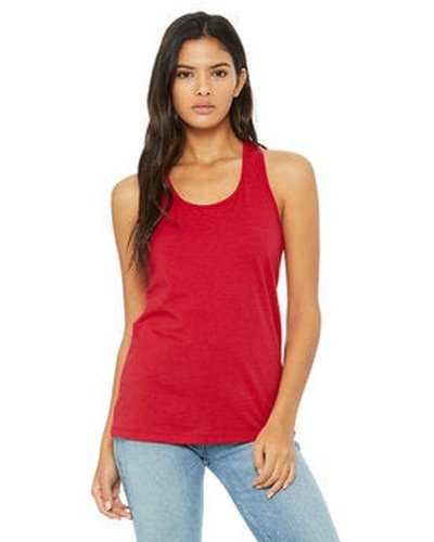 Bella + Canvas B6008 Ladies&#39; Jersey Racerback Tank - Red - HIT a Double