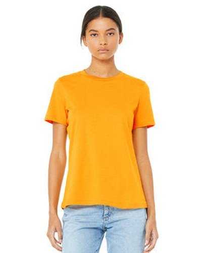 Bella + Canvas B6400 Ladies' Relaxed Jersey Short-Sleeve T-Shirt - Gold - HIT a Double