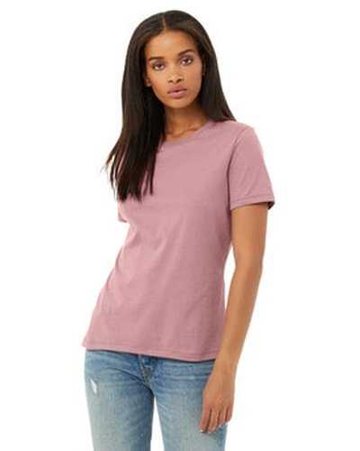 Bella + Canvas B6400 Ladies&#39; Relaxed Jersey Short-Sleeve T-Shirt - Orchid - HIT a Double