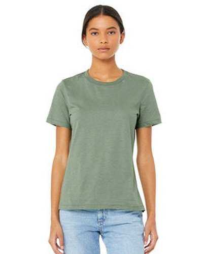Bella + Canvas B6400 Ladies' Relaxed Jersey Short-Sleeve T-Shirt - Sage - HIT a Double