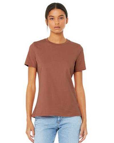 Bella + Canvas B6400 Ladies' Relaxed Jersey Short-Sleeve T-Shirt - Terracotta - HIT a Double