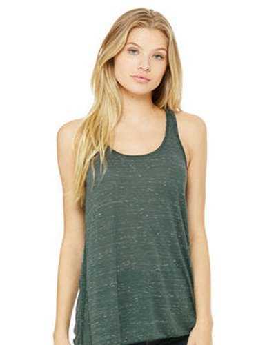 Bella + Canvas B8800 Ladies' Flowy Racerback Tank - Forest Marble - HIT a Double