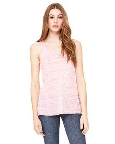 Bella + Canvas B8800 Ladies' Flowy Racerback Tank - Red Marble - HIT a Double