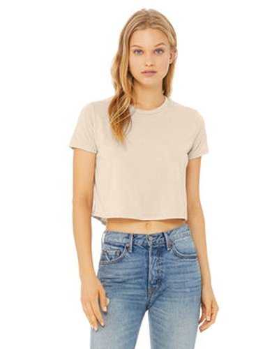 Bella + Canvas B8882 Ladies' Flowy Cropped T-Shirt - Heather Dust - HIT a Double