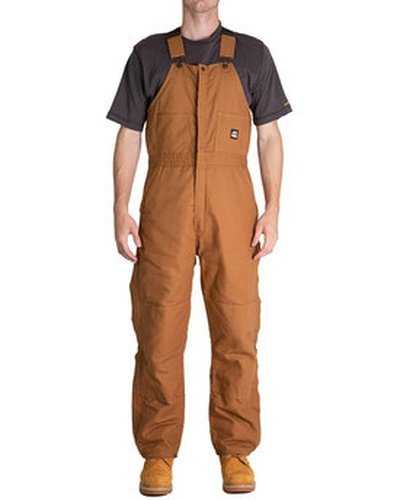 Berne B415T Men&#39;s Tall Heritage Insulated Bib Overall - Brown Duck - HIT a Double