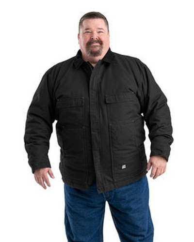 Berne CH377 Men&#39;s Highland Washed Chore Jacket - Bark - HIT a Double