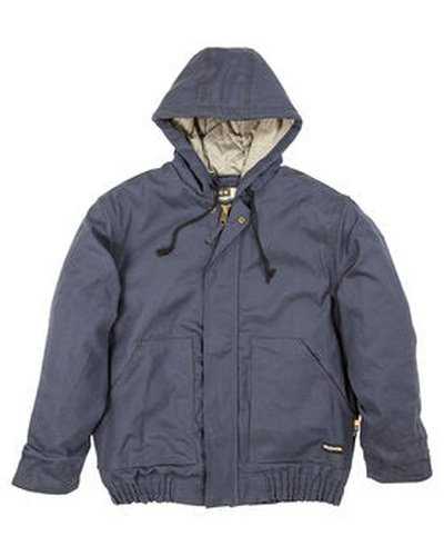 Berne FRHJ01T Men&#39;s Tall Flame-Resistant Hooded Jacket - Navy - HIT a Double