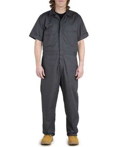 Berne P700 Men&#39;s Axle Short Sleeve Coverall - Charcoal - HIT a Double