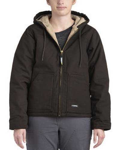 Berne WHJ43 Ladies' Softstone Hooded Coat - Dark Brown - HIT a Double