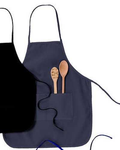 Big Accessories APR52 Two-Pocket 28" Apron - Navy - HIT a Double