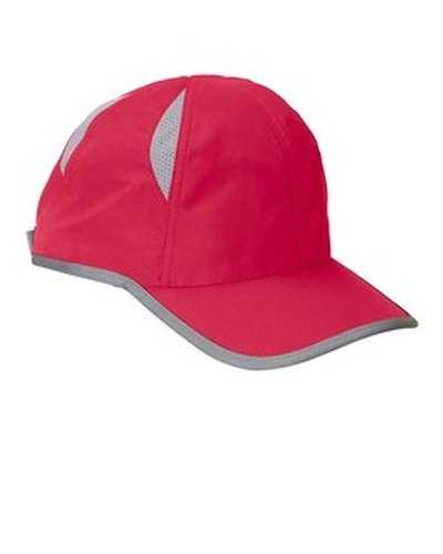Big Accessories BA514 Performance Cap - Red - HIT a Double