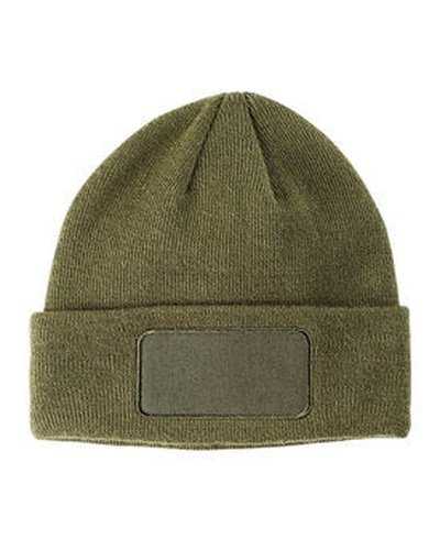 Big Accessories BA527 Patch Beanie - Olive - HIT a Double