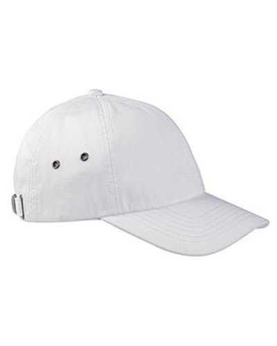 Big Accessories BA529 Washed Baseball Cap - White - HIT a Double