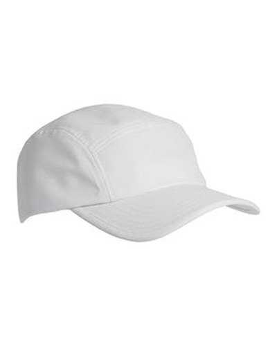 Big Accessories BA603 Pearl Performance Cap - White - HIT a Double