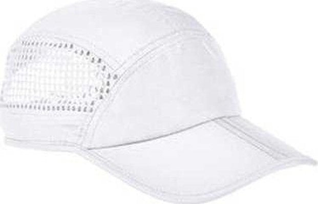 Big Accessories BA657 Foldable Bill Performance Cap - White - HIT a Double