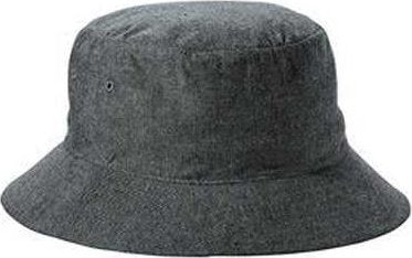 Big Accessories BA676 Crusher Bucket Hat - Black Denim - HIT a Double