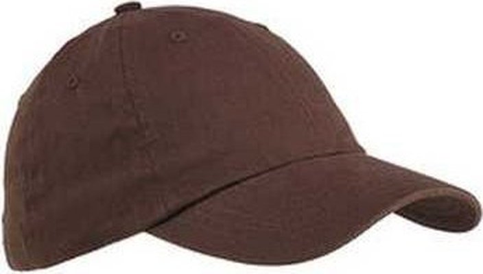 Big Accessories BX001 6-Panel Brushed Twill Unstructured Cap - Coffee - HIT a Double