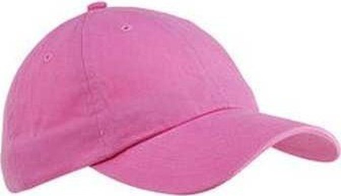 Big Accessories BX001 6-Panel Brushed Twill Unstructured Cap - Pink - HIT a Double