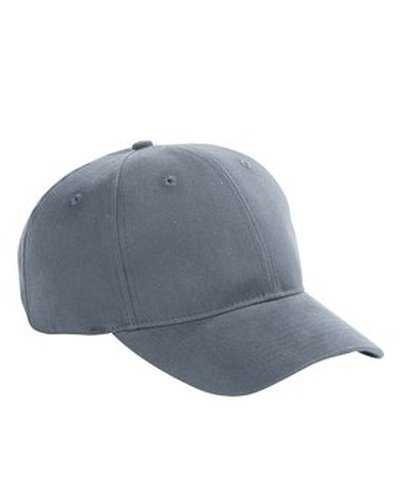 Big Accessories BX002 6-Panel Brushed Twill Structured Cap - Steel Gray - HIT a Double