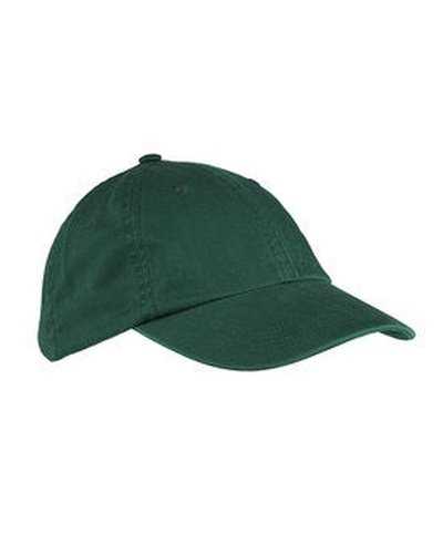 Big Accessories BX005 6-Panel Washed Twill Low-Profile Cap - Dark Green - HIT a Double