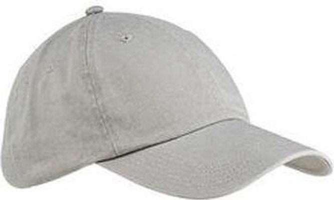 Big Accessories BX005 6-Panel Washed Twill Low-Profile Cap - Stone - HIT a Double