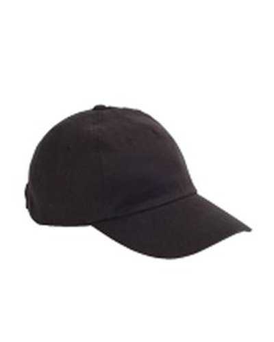 Big Accessories BX008 5-Panel Brushed Twill Unstructured Cap - Black - HIT a Double