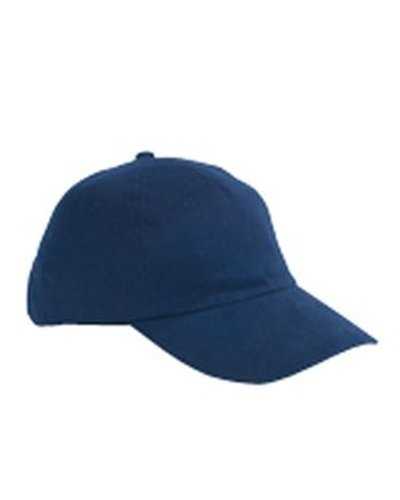 Big Accessories BX008 5-Panel Brushed Twill Unstructured Cap - Navy - HIT a Double