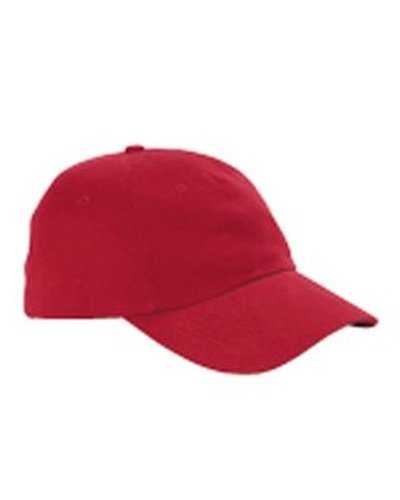 Big Accessories BX008 5-Panel Brushed Twill Unstructured Cap - Red - HIT a Double