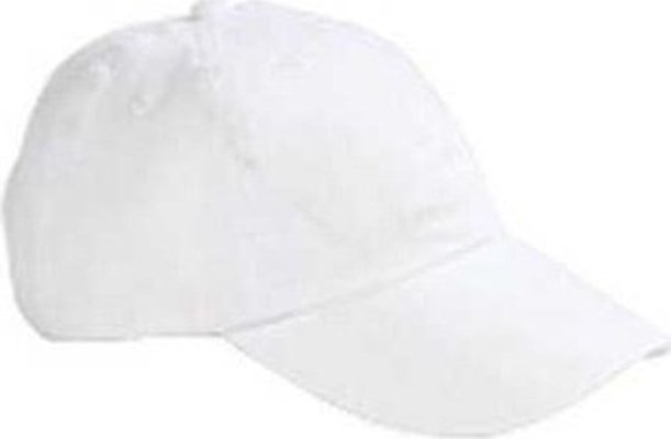 Big Accessories BX008 5-Panel Brushed Twill Unstructured Cap - White - HIT a Double