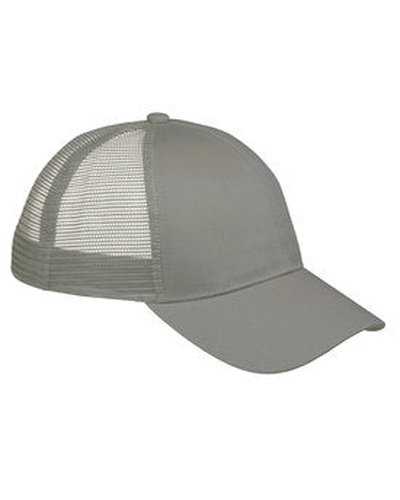 Big Accessories BX019 6-Panel Structured Trucker Cap - Ligheather Grayray - HIT a Double
